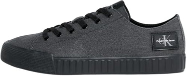 Calvin Klein Jeans Herren Vulcanized Sneaker Schuhe, Schwarz (Black), 40 im Sale
